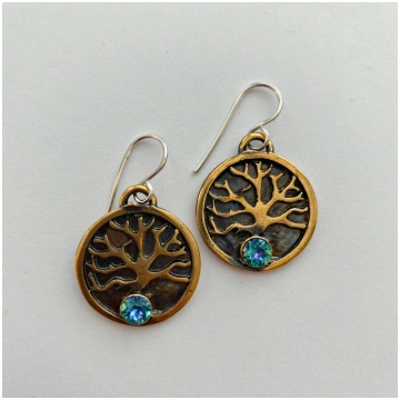 Bronze earrings