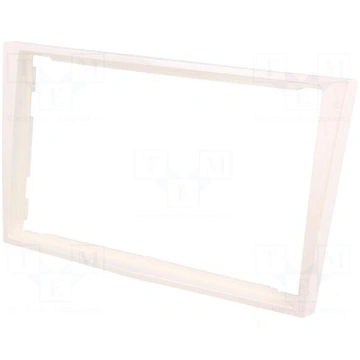 Radio mounting frame | Opel | 2 DIN | white (pearl
