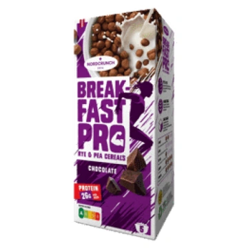 Rudzu zirņu bumbiņas BREAKFAST PRO šokolādes 150g