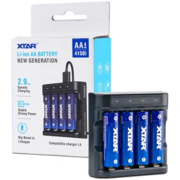 Lādētājs Xtar L4 AA / AAA Li-ion 1,5 V / NiMH + Xt