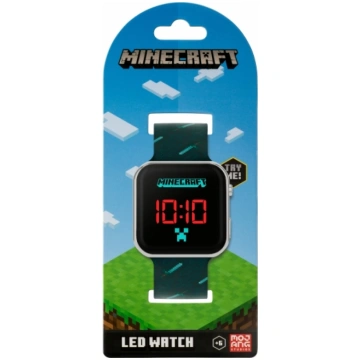 MINECRAFT Digitālais pulkstenis, melns PEERS HARDY
