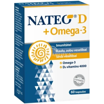 NATEO D PLUS omega3 4000 SV (60 kaps.)
