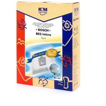 Vacuum bags 4 pcs. 1 filter B02/micro