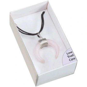Rožu kvarca amulets kulons