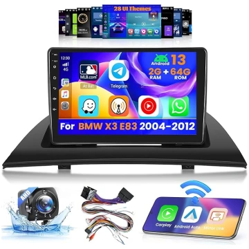 Inefala 2 + 64G Android 15 CarPlay radio BMW X3 E8