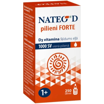 NATEO D FORTE 1000 SV | D vitamīna pilieni