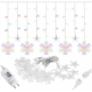 Stīgu egļu gaismas Springos CL4019 — 138 LED, garu