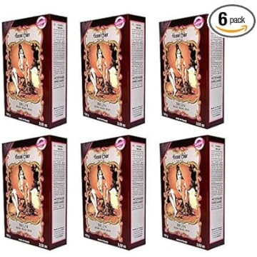 6 x 100 g Henna krāsu dabiskā matu krāsošanas pulv