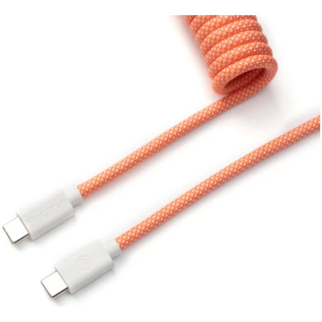 Keychron Coiled Type-C Cable, Orange