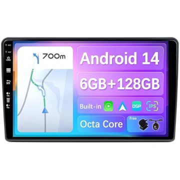 6G+128G - Android 12 IPS auto radio piemērots Fiat