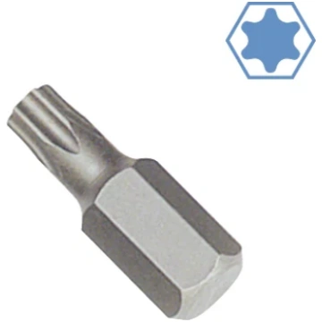 sešstūris uzgalis T45, 10mm Hex, S2 tērauds Boni-S