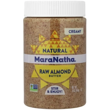 MaraNatha, Natural Raw Almond Butter, Creamy, 16 o