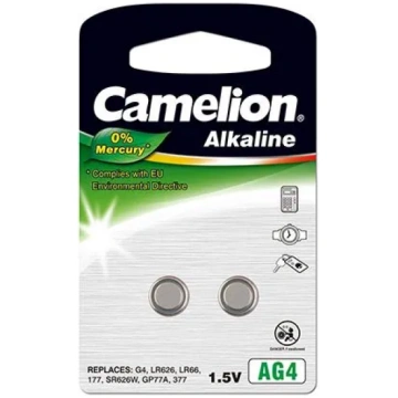 Camelion AG4/LR66/LR626/377, Alkaline Buttoncell, 