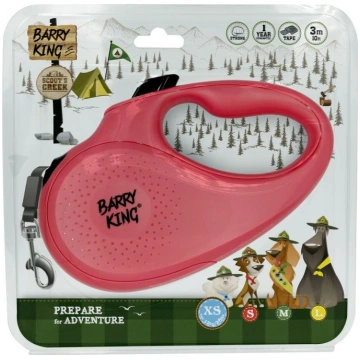 Automātiskā pavada Barry King BK-17064, rozā krās.
