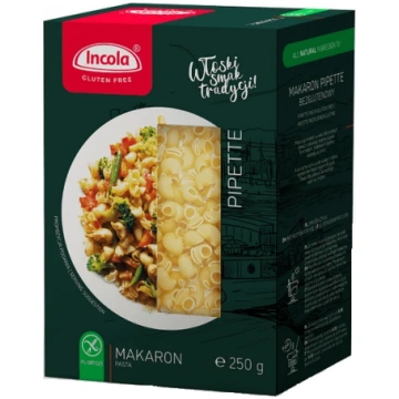 Incola bezglutēna makaroni pipette, 250 g