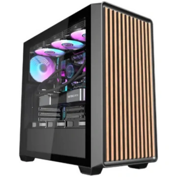 Darkflash DS900WD computer case (black) + 4 fans |