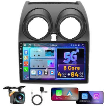 8 Core 4G + 64G Hikity Android 15 Auto radio Nissa
