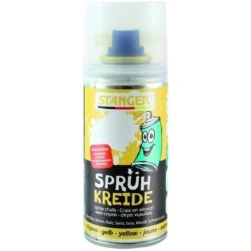 Krīts Stanger Spray Chalk, dzeltena krās