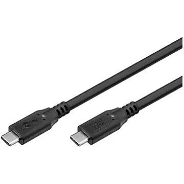 Goobay USB-C™ Cable, USB 3.2, 100 W, 10 Gbit/s, Po