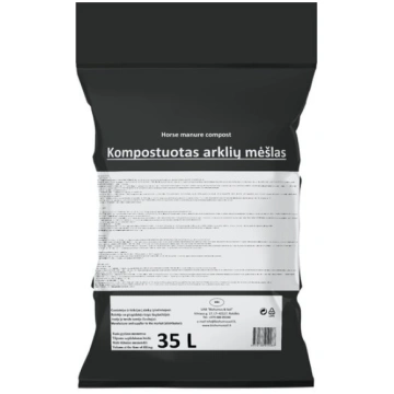 Kompostēti zirgu mēsli Biohumus&Soil