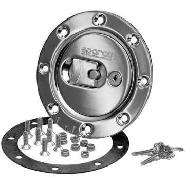 Sparco Aero Fuel Cap (Chrome), locking
