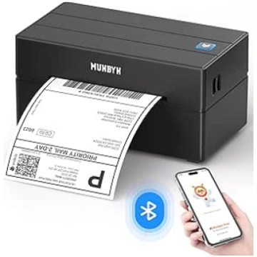 MUNBYN DHL Bluetooth Label Printer 4x6 Shipping La