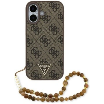 Etui Guess 4G Strap Triangle Logo MagSafe do iPhon