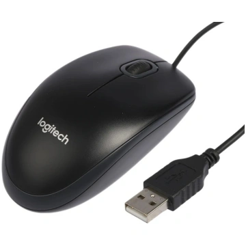 Mouse Logitech B100 wired USB BK