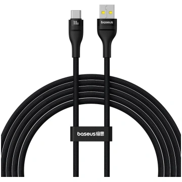 Baseus Flash 2 USB A uz USB C ātrās uzlādes kabeli