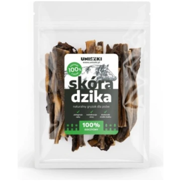 UNISZKI Wild boar skin - dog treat - 100g UNZ