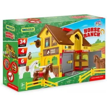 Spēļu komplekts Wader Horse Ranch 25430 ar zirgu f