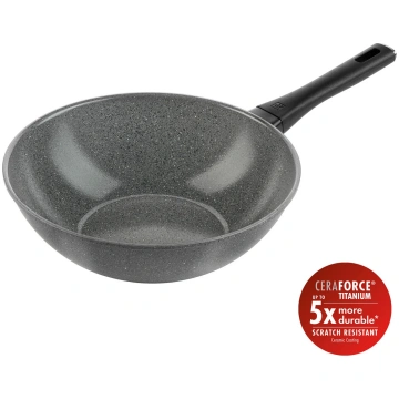 WOK panna ar titāna stiprinātu keramikas pārklājum