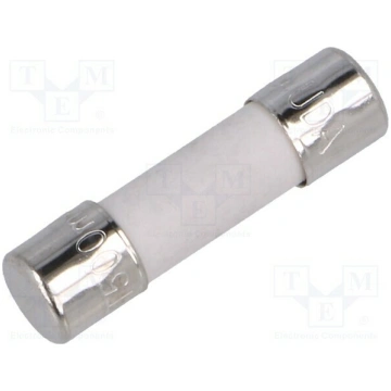 Fuse: fuse; ceramic,cylindrical; 500mA; 250VAC; ti