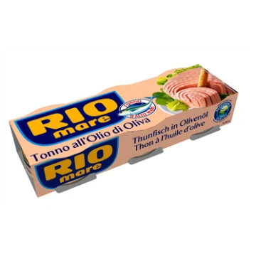 Tunzivs olīveļļā RIO MARE 3x80g