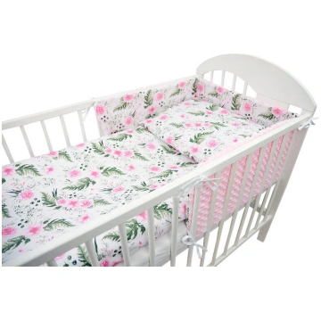 Gultas veļa MINKY 135x100 MyBaby, 3 daļas