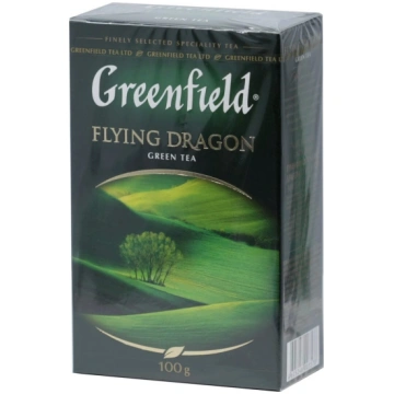 Greenfield Flying Dragon Green Tea beramā liellapu