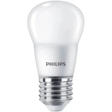 Philips LED spuldze 4.9W E27 470lm 2700K silti bal