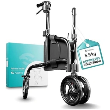 Helavo Rollator 3 riteņi tikai 5,5 kg - iekštelpu 