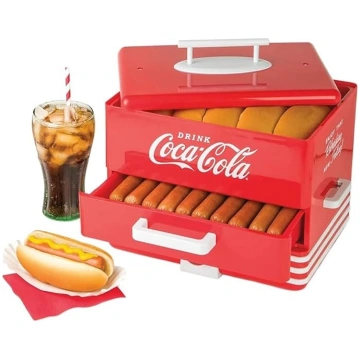 Salco Coca-Cola Hot Dog Maker - ēdnīcas stila tvai