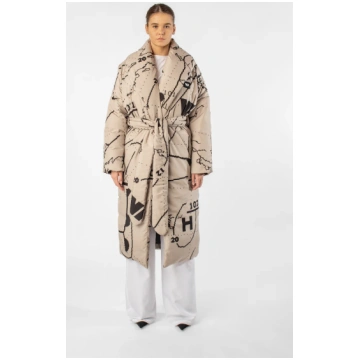 JOY coat TOPO beige Venera Arapu