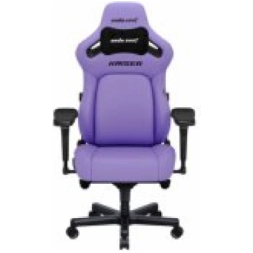 Anda Seat Kaiser 4 XL Purple Leather Gaming Swivel