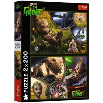Puzzle 2x200 elements Groot Guardians of the Galax