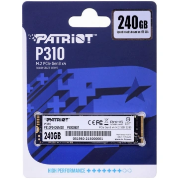 SSD Patriot Viper P310 M.2 PCI-Ex4 NVMe 240GB ( P3