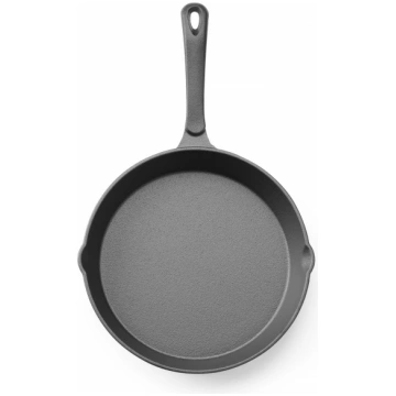 Čuguna panna, melna, ⌀250x(H)40mm, apaļa Hendi 629