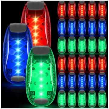 30 gab. LED skriešanas gaismas nakts gaismas augst