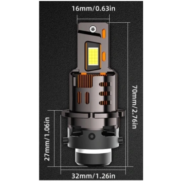 Lampade Led D2S Raffreddamento Rame Sostituzione D