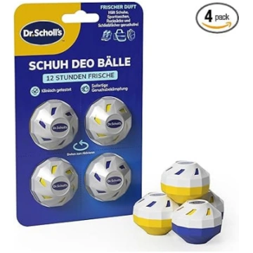 Dr. Scholl "s apavu dezodoranta bumbiņas saglabā a