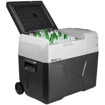 Pārnēsājama automašīnas ledusskapis ar LCD ekrānu