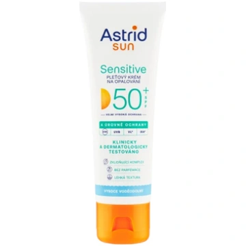 Astrid Sensitive sejas krēms SPF 50+ - Saules aizs