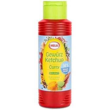 Hela Spice Ketchup Curry Delicate 30 % mazāk cukur